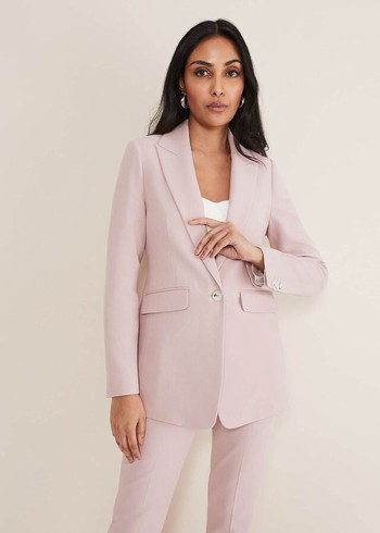 Phase Eight Petite Eira Fitted Jackets Pink Australia | VU0867392